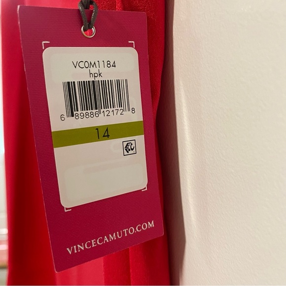 NWT - Vince Camuto - HOT PINK - Dress, 14 - Picture 4 of 8